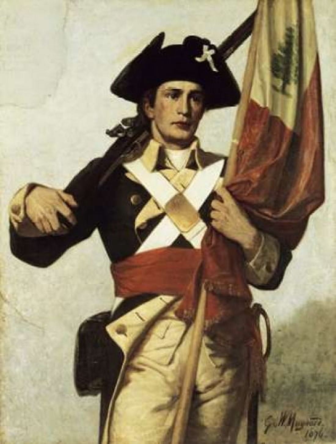 Soldier of The Revolution Canvas Art - George Willoughby Maynard (18 x 24)