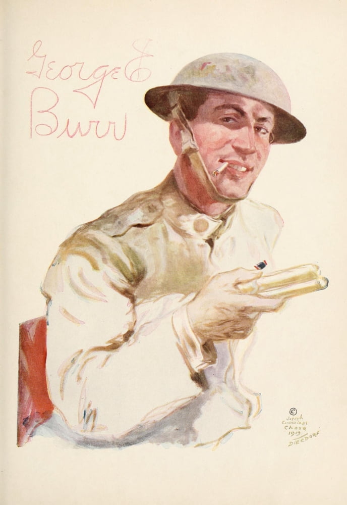 Soldiers All 1920 George E Burr Canvas Art - J Cummings Chase (18 x 24)