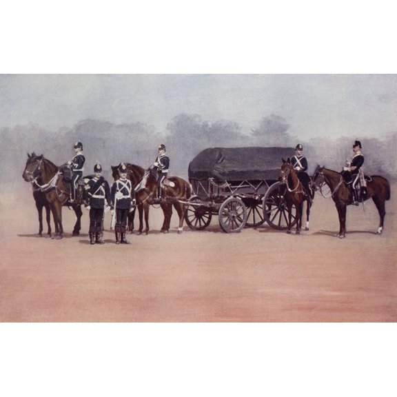 Soldiers Of The Royal Army Service Corps During The Second Boer War From The Book South Africa And The Transvaal War By