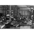 thumbnail image 1 of Soldiers Relaxing On Their Beds In The Barracks At Camp Mead History (24 x 18), 1 of 2
