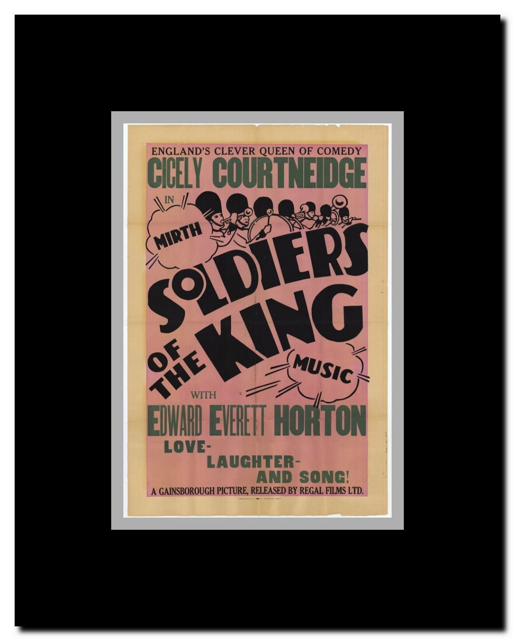 Soldiers of the King Framed Movie Poster
