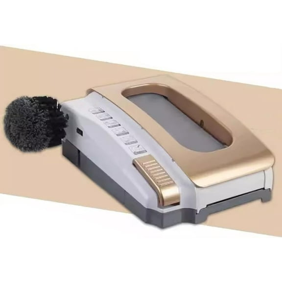 Sole Cleaning Machine, Electric Shoe Polisher 12V Automatic Boot Water Scraper with Infrared Sensor, Smart Boots/High Heels Water Cleaner, Automatic Induction Shoe Polisher (Color : Gold)