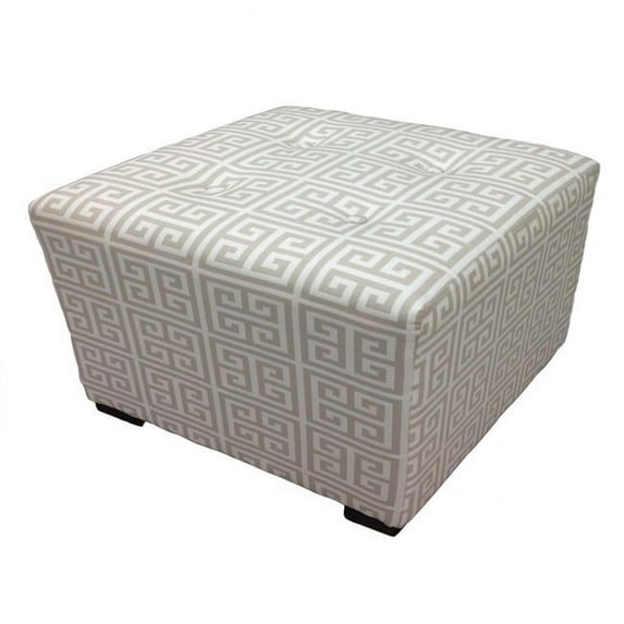Sole Designs Kasumi Chain Square Ottoman