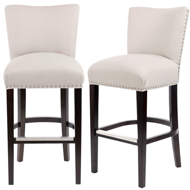 Sole Designs Savannah Collection Upholstered Counter Bar Stool with ...