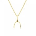 thumbnail image 1 of Sole Du Soleil SDS10757NO Daffodil Collection Womens 18k Yellow Gold Plated Wishbone Fashion Necklace, 1 of 3