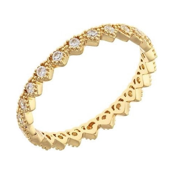 Sole Du Soleil SDS20297R5 Lupine Collection Womens 18k Yellow Gold Plated Fashion Ring - Size 5