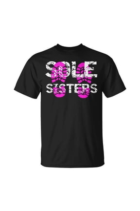 Sole Sisters Girls Hiking Girls Running Boot Print Running UnisexT-shirt