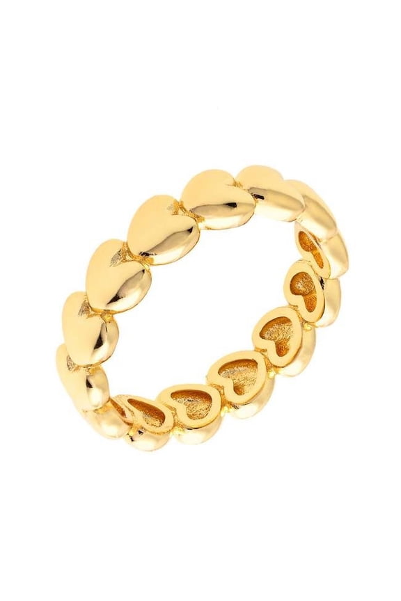 Daffodil Collection Women's 18k Gold Plated Stackable Fashion Ring