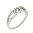 thumbnail image 1 of Sole du Soleil Marigold Collection Women's 18k Gold Plated Knot Fashion Ring, 1 of 3