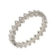 thumbnail image 1 of Sole du Soleil Petunia Collection Women's 18k Gold Plated Dainty Stackable Fashion Ring, 1 of 3