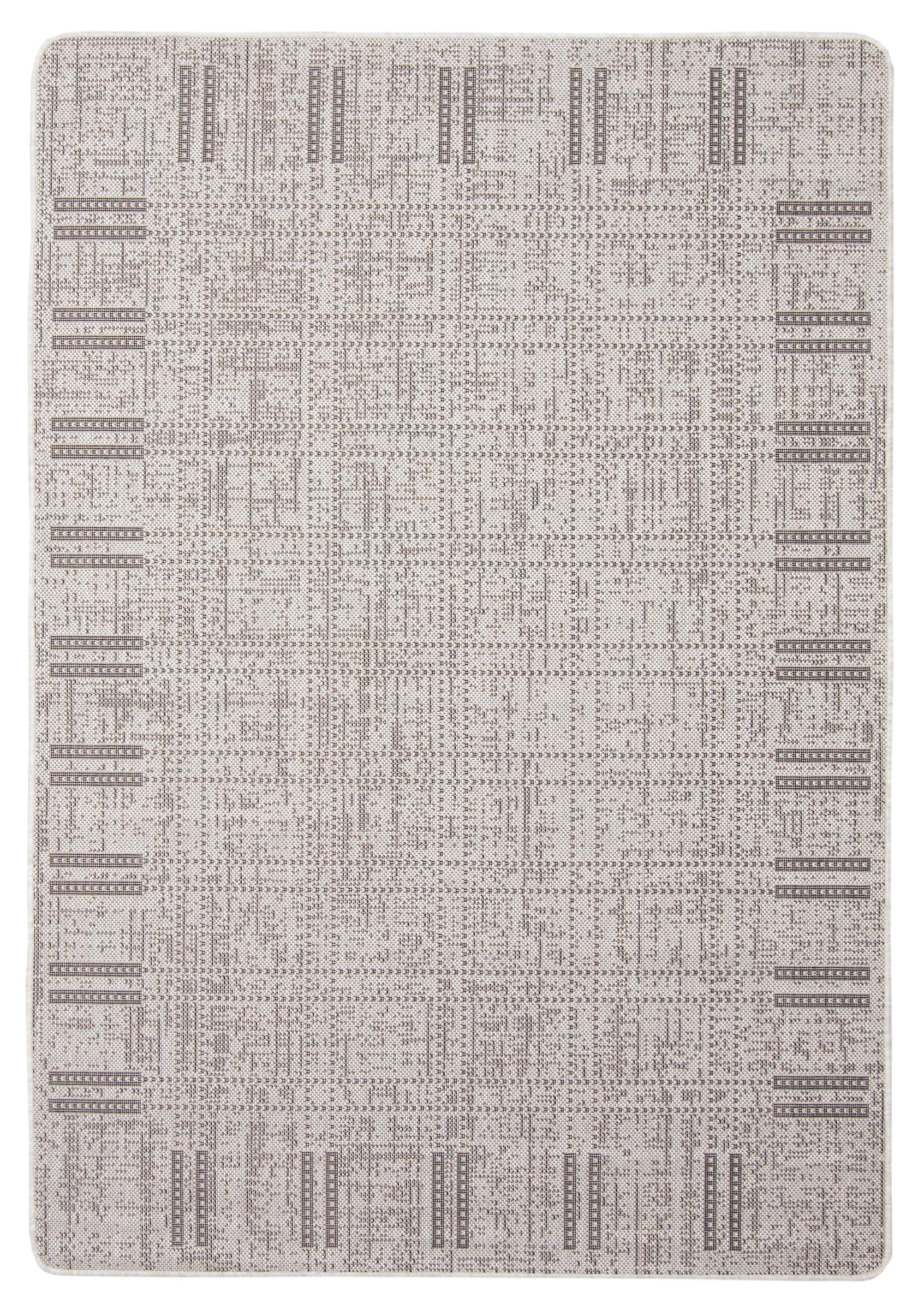 Solea Grey Polypropylene Rug 3'3