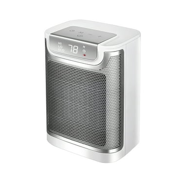 Soleil 1500W Ceramic Fan-Force Electric Space Heater With ALCI Plug, Indoor Use Only,White, New