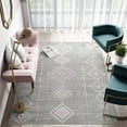thumbnail image 1 of Soleil BR15E Native Blush Tribal Moroccan gray Area Rug, 2'x8', 1 of 9