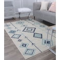 thumbnail image 1 of Soleil BR15I Native Ice Tribal Moroccan ivory Area Rug, 8'x10', 1 of 10