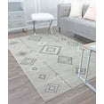 thumbnail image 1 of Soleil BR15J Native Fog Tribal Moroccan gray Area Rug, 5'x7', 1 of 10