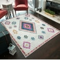 thumbnail image 1 of Soleil BR20B Sahara Ivory Tribal Moroccan ivory Area Rug, 2'x4', 1 of 8