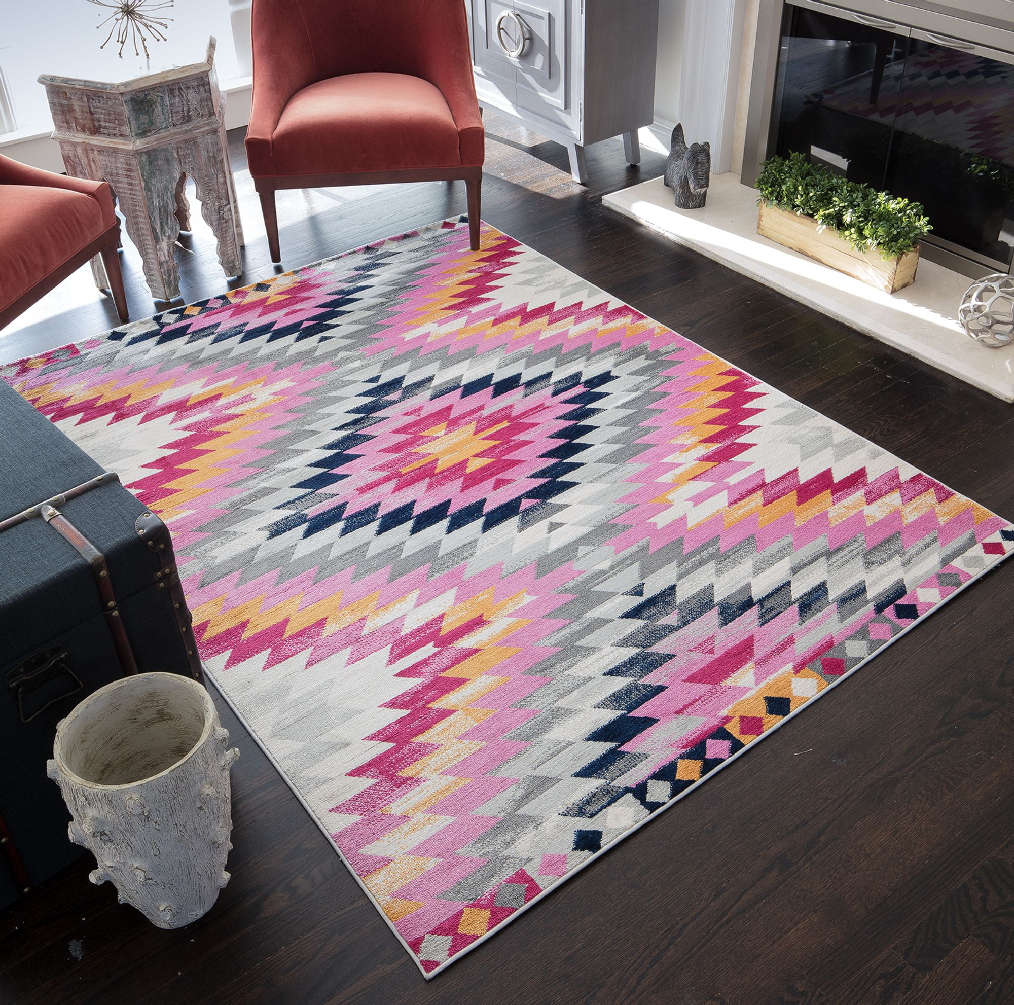 Free Shipping! CosmoLiving by Cosmopolitan 4'x6' Boho Moroccan Area Rug ...