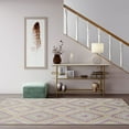 thumbnail image 1 of Soleil BR30R BubbleGum Tribal Moroccan Gray Area Rug, 8'9"x12', 1 of 9