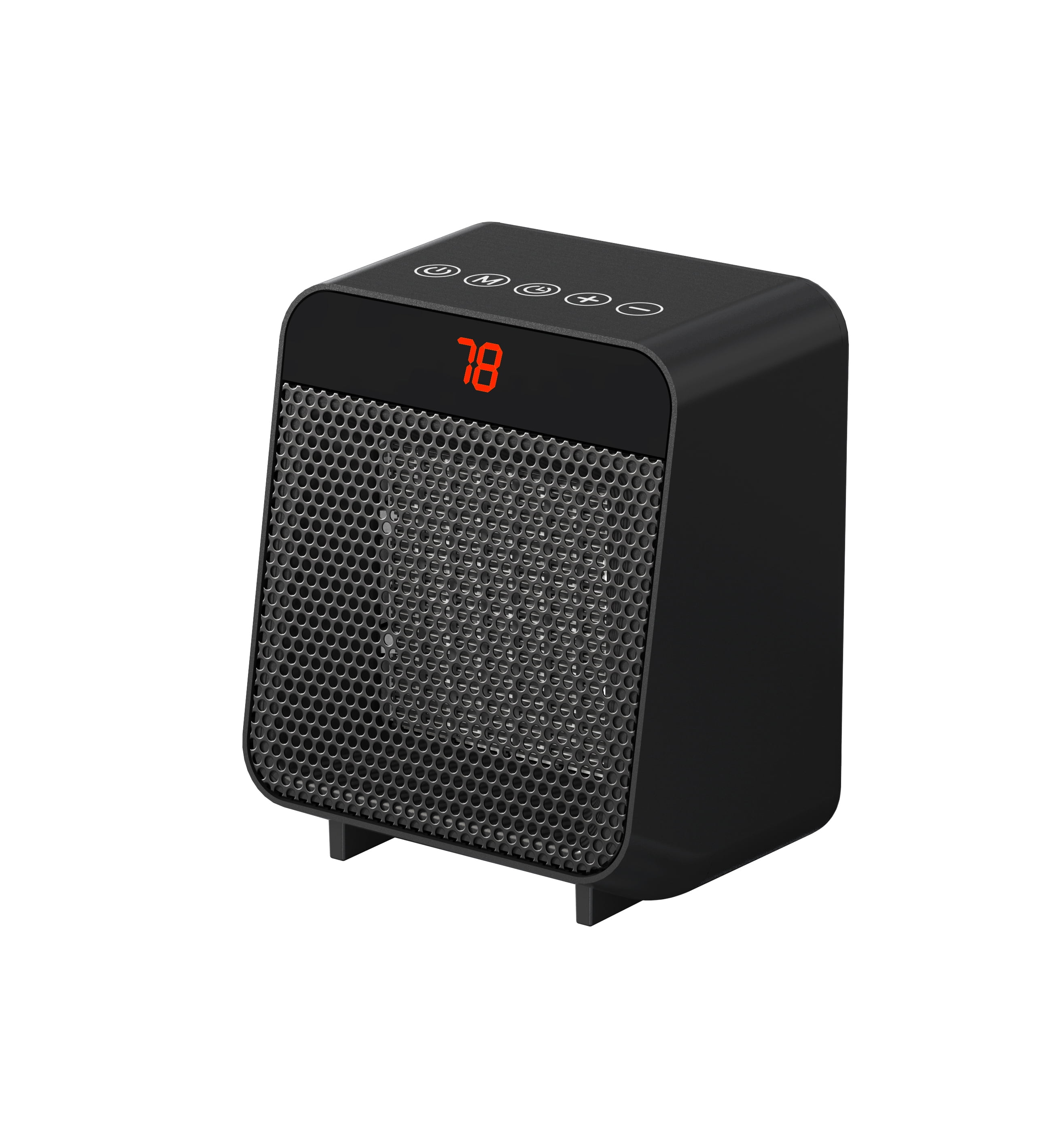 Soleil Electric Digital Ceramic Heater 1500W Indoor Black PTC916B