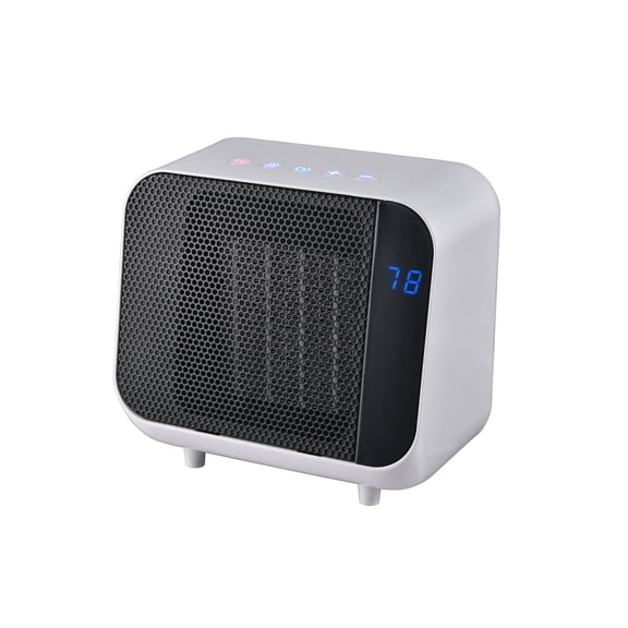 Soleil Electric Digital Ceramic Heater 1500W Indoor White