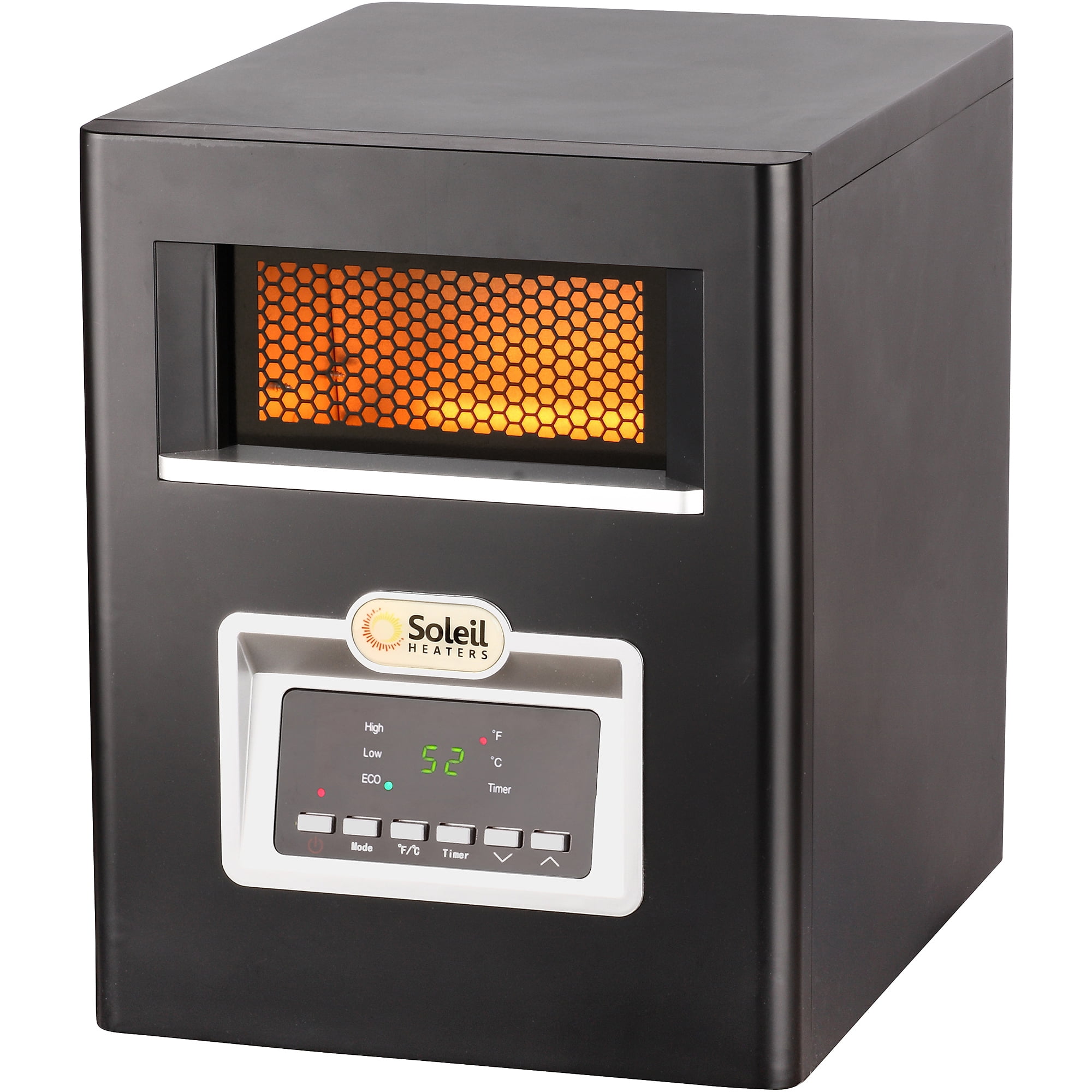 Soleil Electric Infrared Cabinet Space Heater with Remote Control, 1500W,  PH-91F - Walmart.com