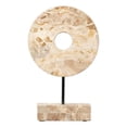 thumbnail image 1 of Jamie Young Co Soleil Marble Decorative Stand Cream, 1 of 5