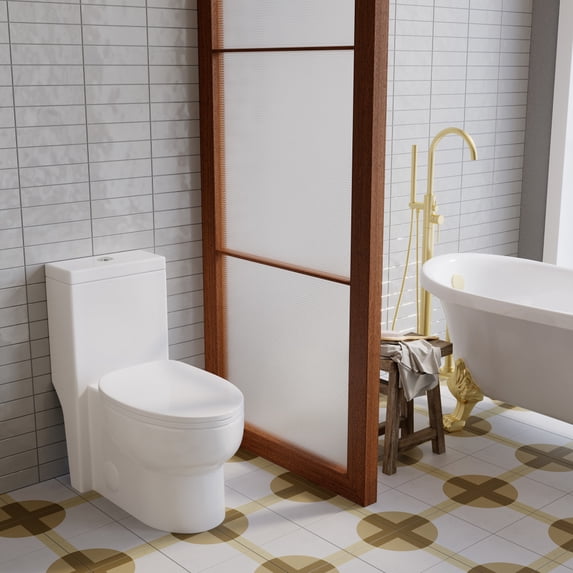 Soleil One-Piece Elongated Toilet Gravity Dual-Flush 1.1/1.6 gpf