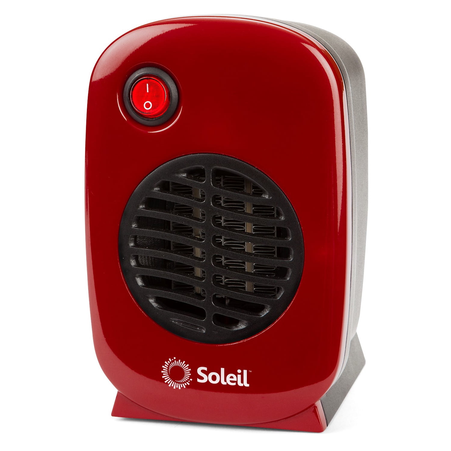 Soleil Personal Electric Ceramic Heater, 250 Watt MH-01,Red - Walmart.com
