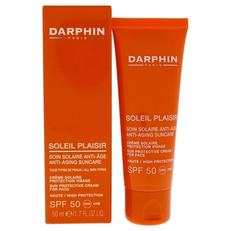 Soleil Plaisir Sun Protective Cream For Face SPF 30 by Darphin for Women - 1.7 oz Sunscreen