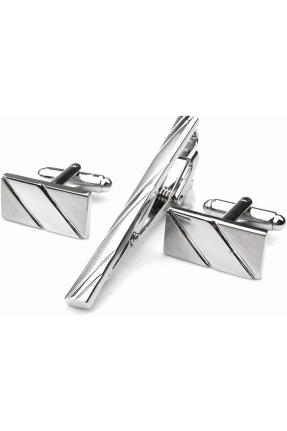 Cufflinks Tie Clip Ties Necktie Business Clips Wedding Button Shirt Personalized Bar Gift Set