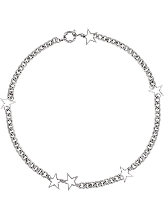 Gothic Punk Star Necklace, Star Choker, Emo Punk Grunge Y2k Necklace, Y2k Jewelry, Christmas Jewelry Gift For Women