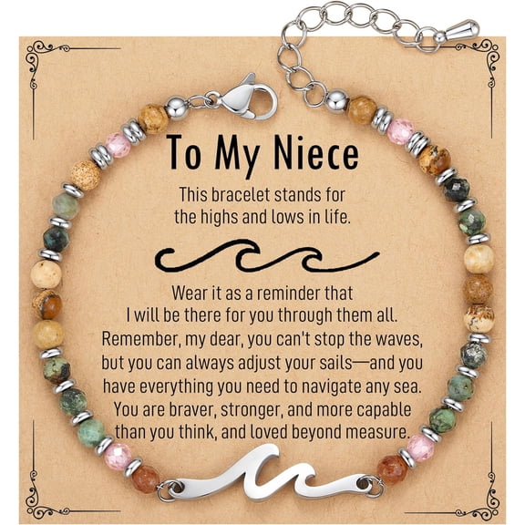 Soleilie wave bracelets are perfect gifts for female friends, unique birthday presents, and sisterly gifts. They're also great for Christmas, Easter, Mother's Day, and as a best friend gift.