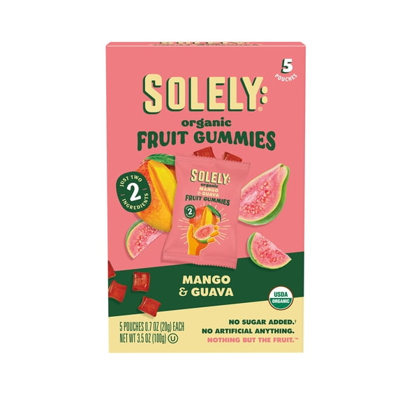 Solely Organic Mango & Guava Fruit Gummy
