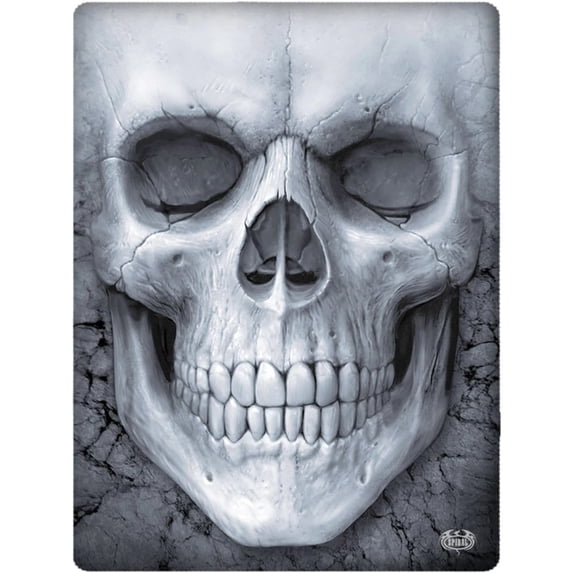 Solemn Skull Fleece Blanket by Medieval Collectibles