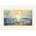 thumbnail image 1 of Solenintro - From an Original Color Painting by Edvard Munch c.1912 - Fine Art Rolled Canvas Print 27in x 40in, 1 of 4