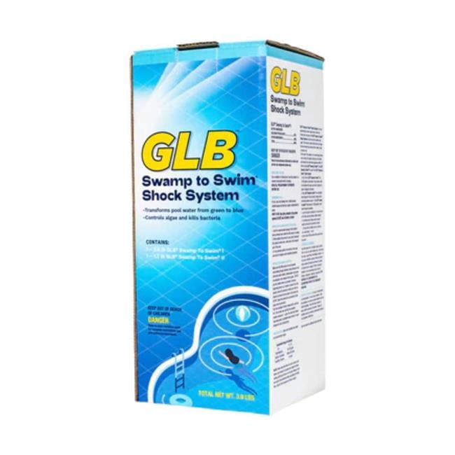 Solenis GL71225 15k gal GLB Swamp to Swim Pool Shock & Flocculant Kit