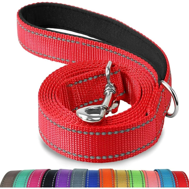 Solennerer Dog Leash Heavy Duty Pet Leash 2 Traffic Padded Handles Reflective Leash for Medium to Large Dogs