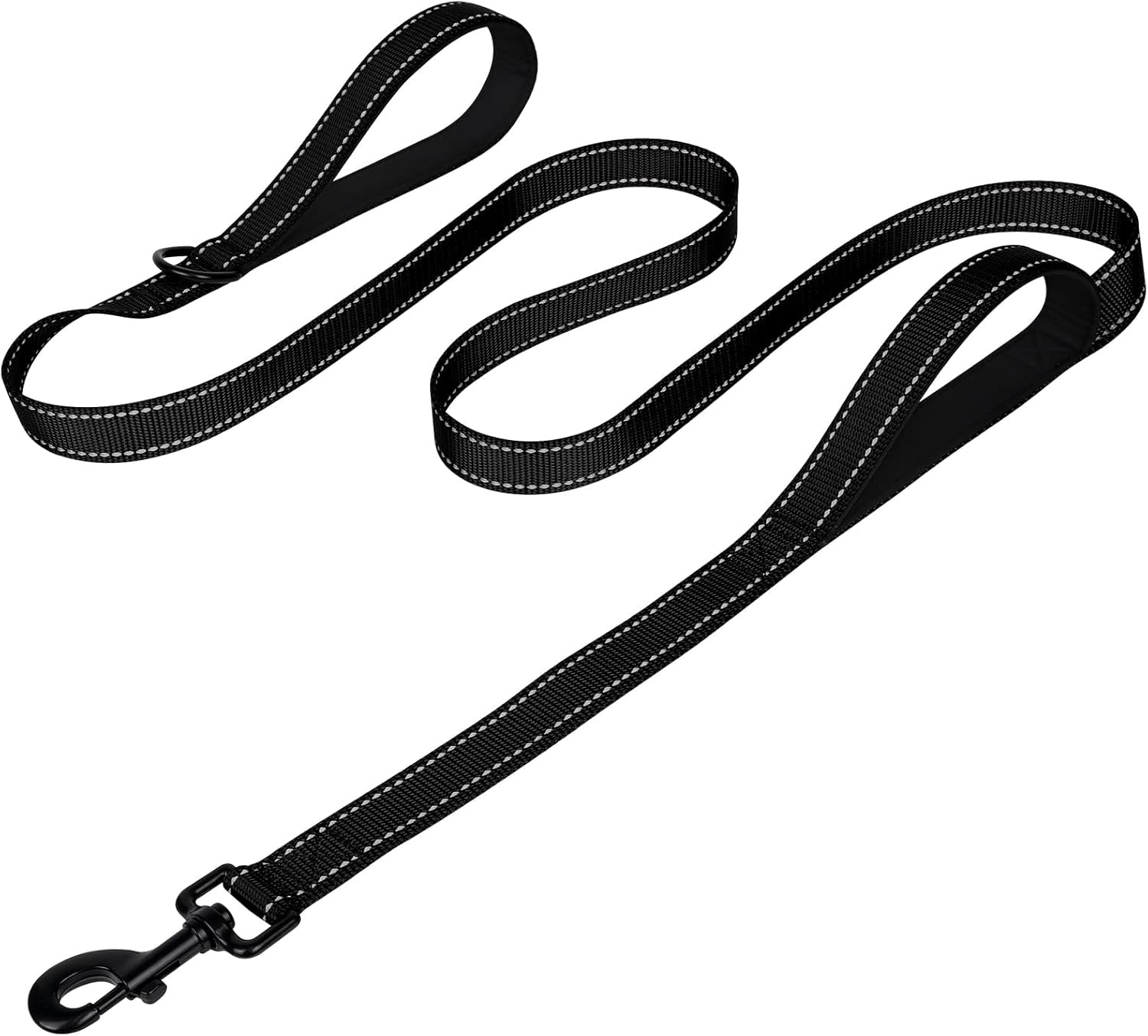 Solennerer Dog Leash Heavy Duty Pet Leash 2 Traffic Padded Handles Reflective Leash for Medium to Large Dogs