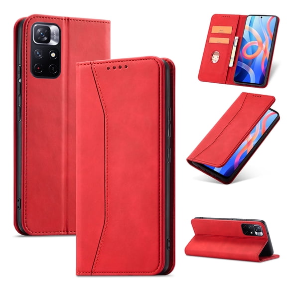 Solennerer Wallet Case for Xiaomi Redmi Note 12 14 Pro 5G with Card Holder
