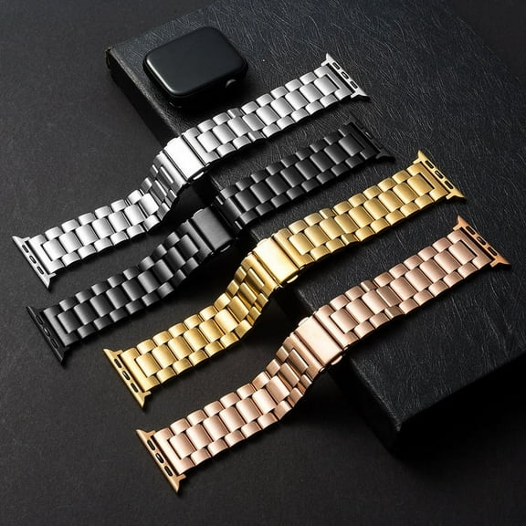 Solennerer Watch Strap 38mm 42mm Silver Gold Men's Watch with Stainless Steel Strap Bracelet