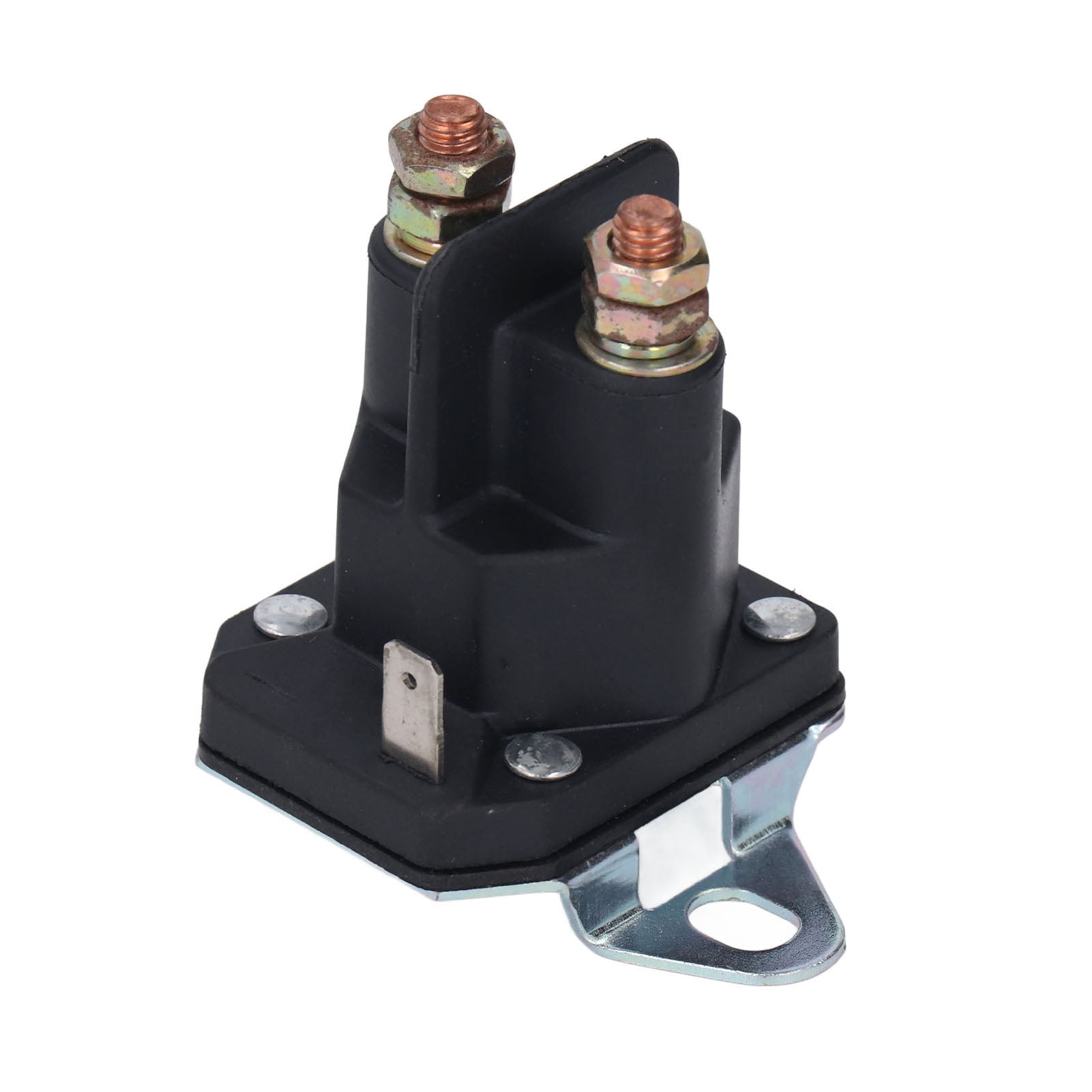 Solenoid Relay, 12VDC High Startup Power 3 Pin Lawn Mower Relay 4.8W