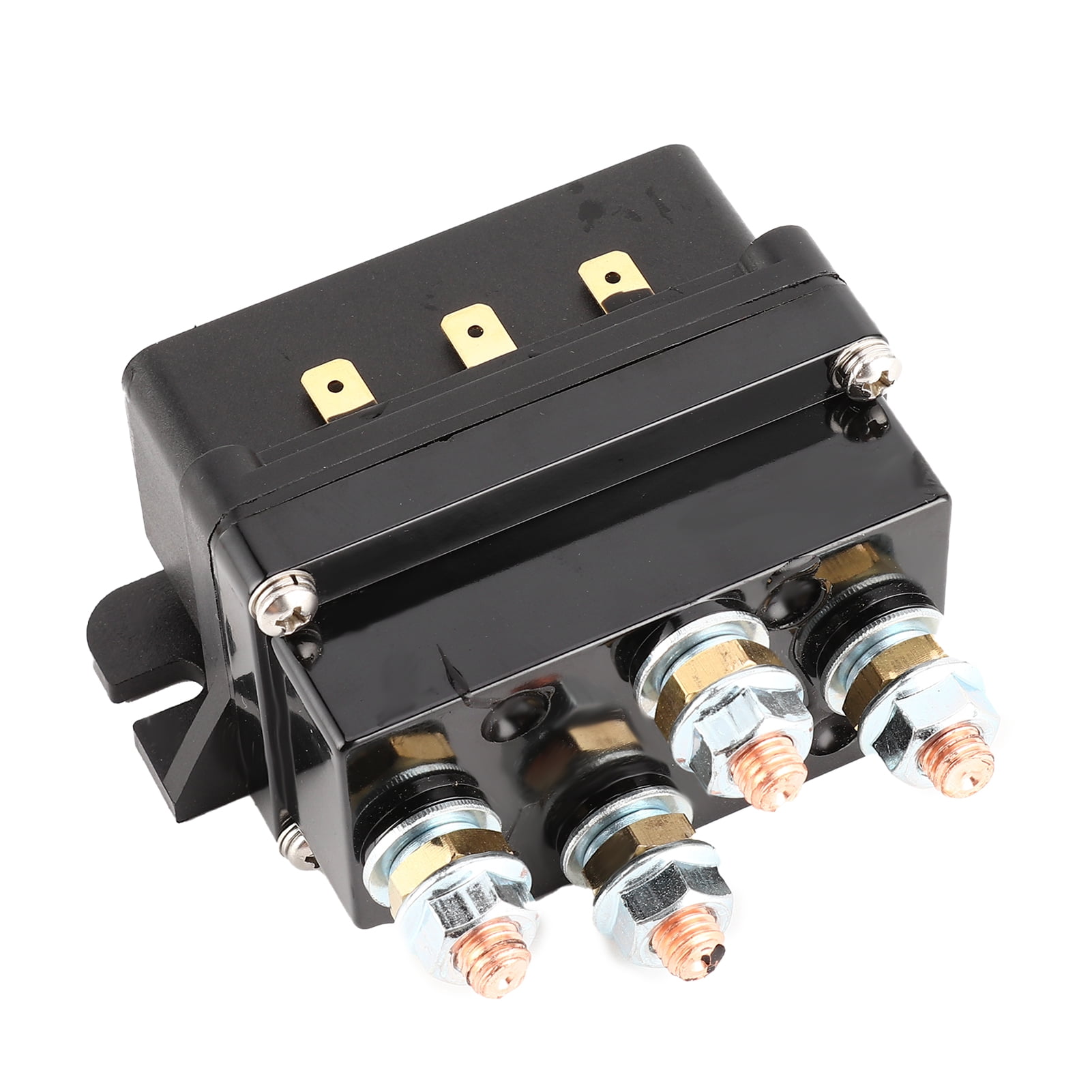 Solenoid Relay Contactor Winch Solenoid Relay Contactor Control Switch 12V 500A Fit For ATV UTV