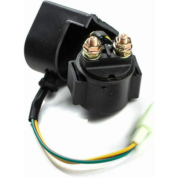 Solenoid Starter Relay for Chinese Made 50cc 70cc 90cc 100cc 110cc 125cc ATV,Dirt Bike,GO-Kart,Pochet Bike,Chopper,Scooter