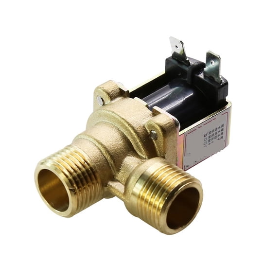 Solenoid Valve DC 12V 24V DN15 G1/2 1/2'' Brass Electric Solenoid Valve Normally Closed Water Inlet Switch With Filter ,Easy to Use