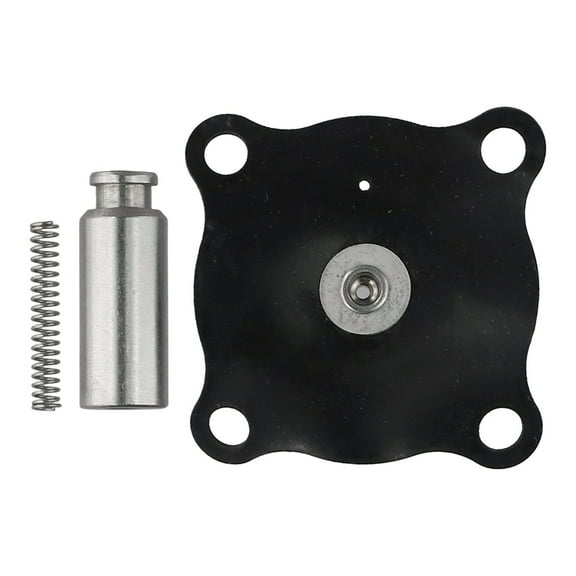 Solenoid Valve Diaphragm And Iron Core Kit For 1/2 Inch And 3/4 Inch Water Gas Valves, Rubber Seal Gasket Replacement Parts