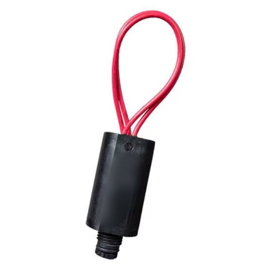 Solenoid Valve Head For Irrigation Control Systems, AC 24V DC 9V for Battery Controllers, Sealed Design Manual Quarter-Turn Operation Black(AC24V)