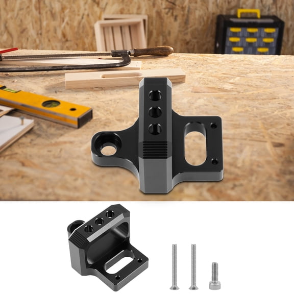 Solenoid Valve Mount Holder Bracket Kit Aluminum Alloy Solenoid Mounting Bracket Replacement Billet 3 Port High Precision Solenoid Bracket for AEM Boost Controller