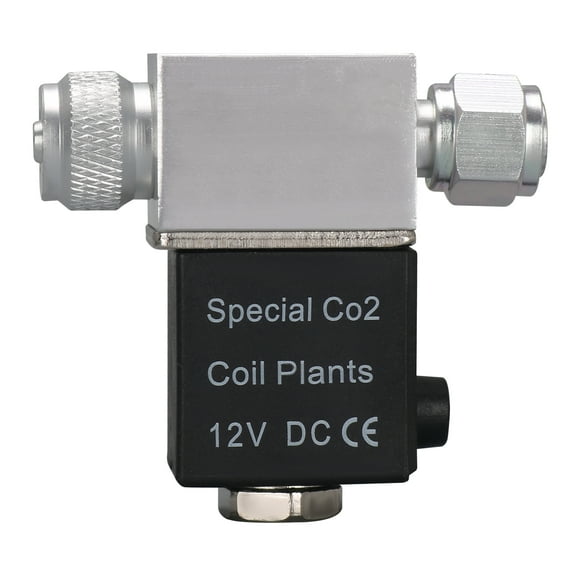Solenoid Valve for Aquarium CO2 System Regulator DC Output Connect *1 External Thread Single Head Noiseless Low Version