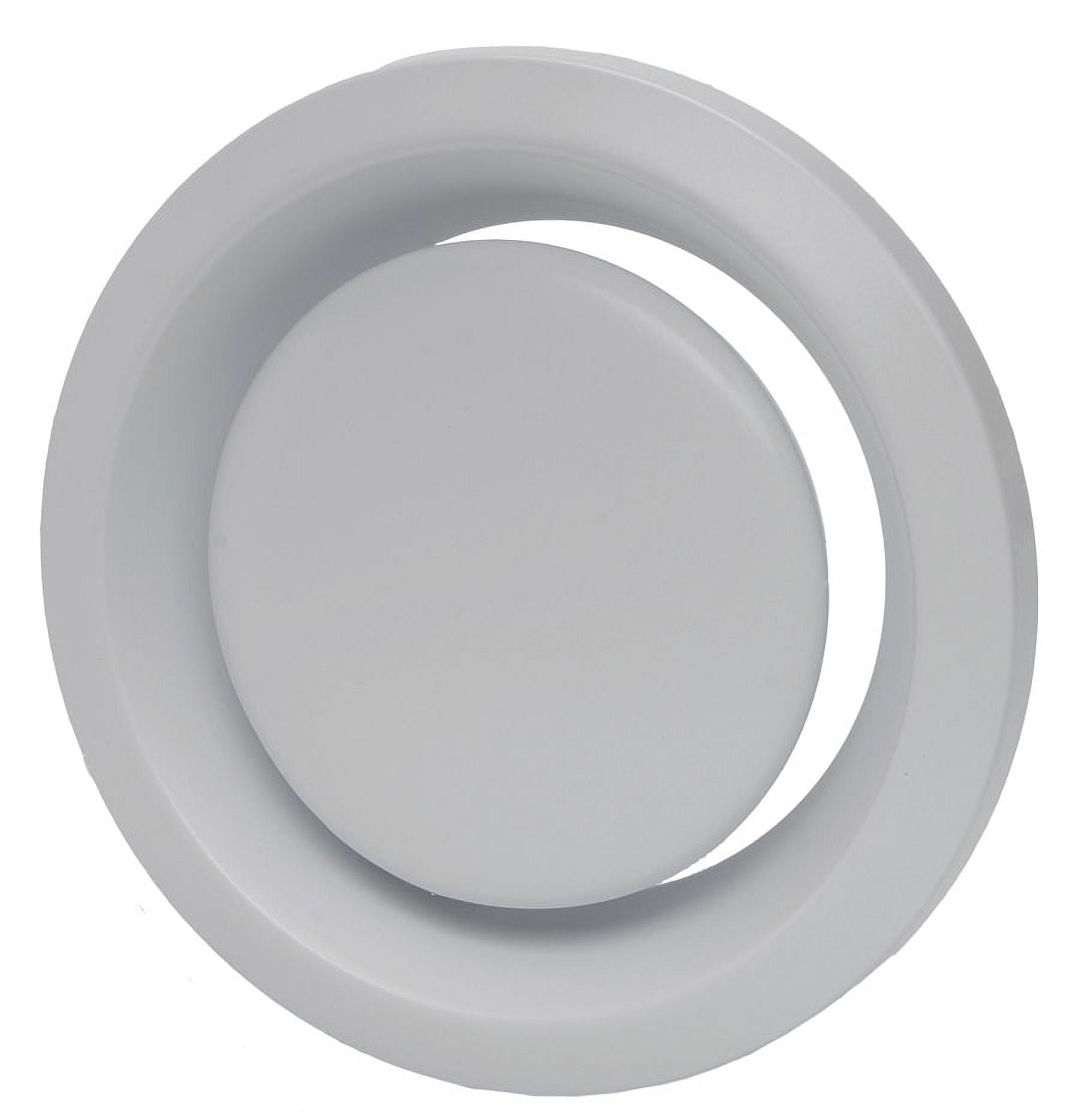 Soler And Palau BOR-100 4"/100Mm Plastic Adjustable Air Valve Circular - White