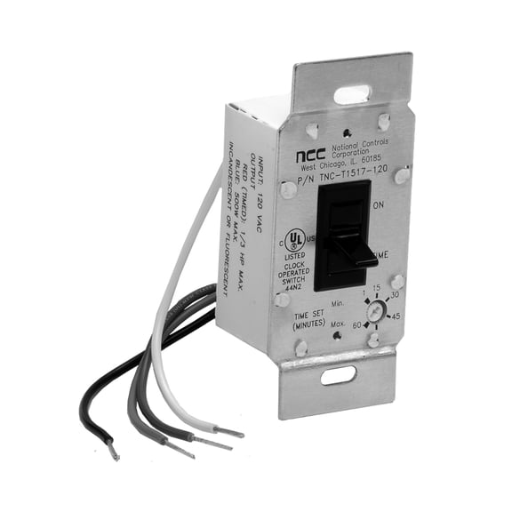 Soler And Palau Fltd-60 Fan/Light Delay Timer Switch - Silver